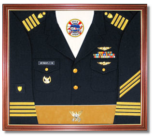 Coast Guard U.S.C.G. Awards Display Case Shadow Box